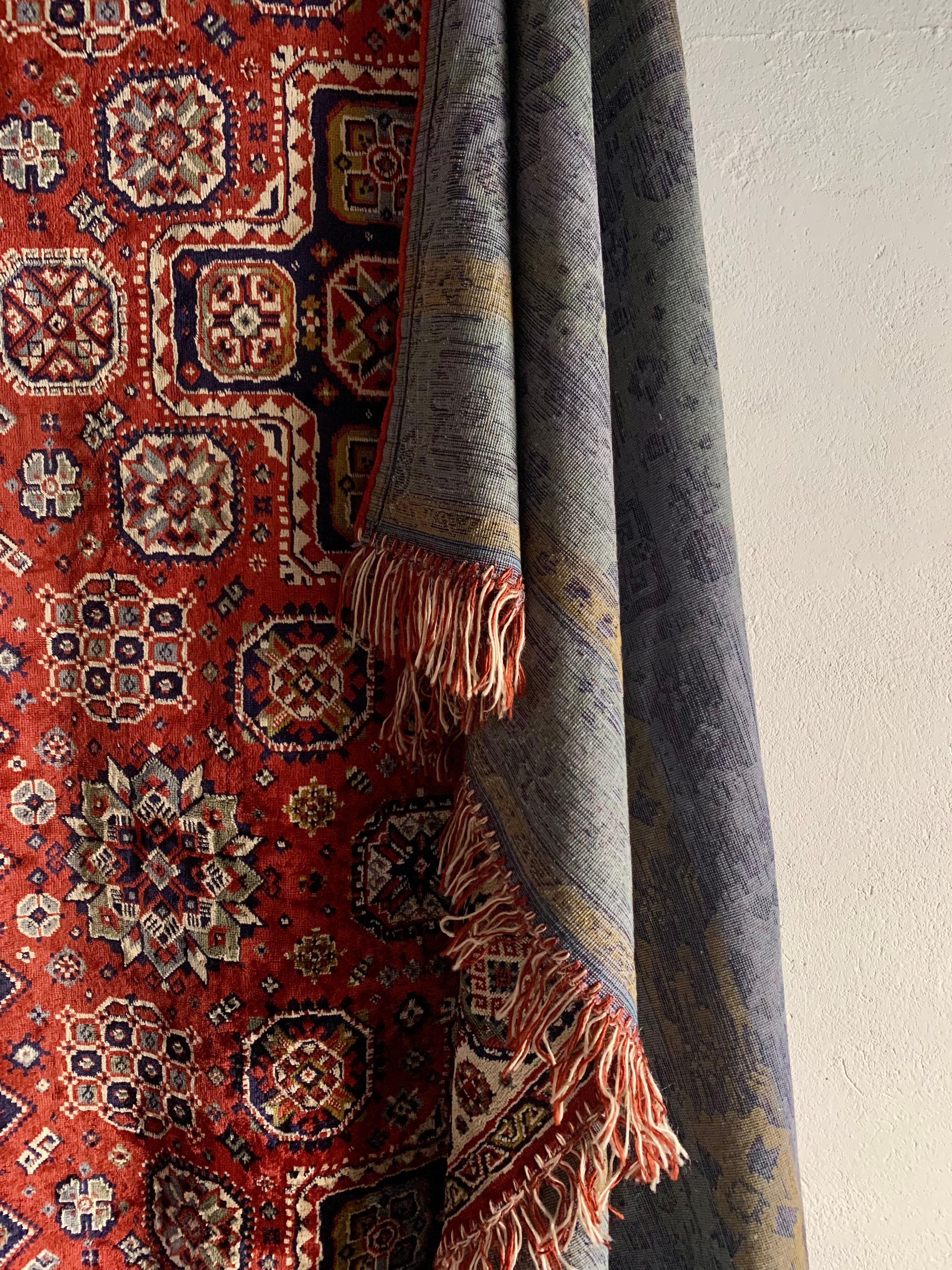 20th Century Vintage Oriental Duvet Cover or Carpet For Sale