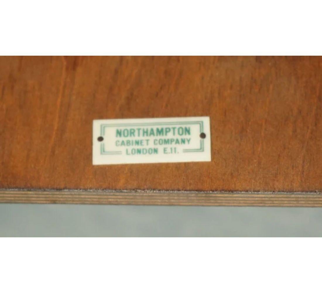 Orientalischer halbmondförmiger Demi Lune-Tisch von Northampton Cabinet Company im Angebot 3