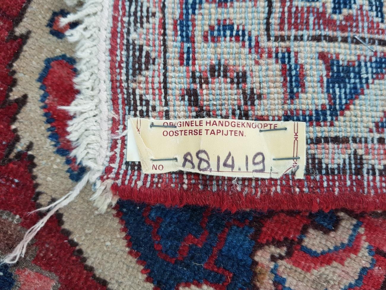 Vintage Oriental Hand-Knotted Woollen Rug, Second Half of the 20th Century For Sale 1