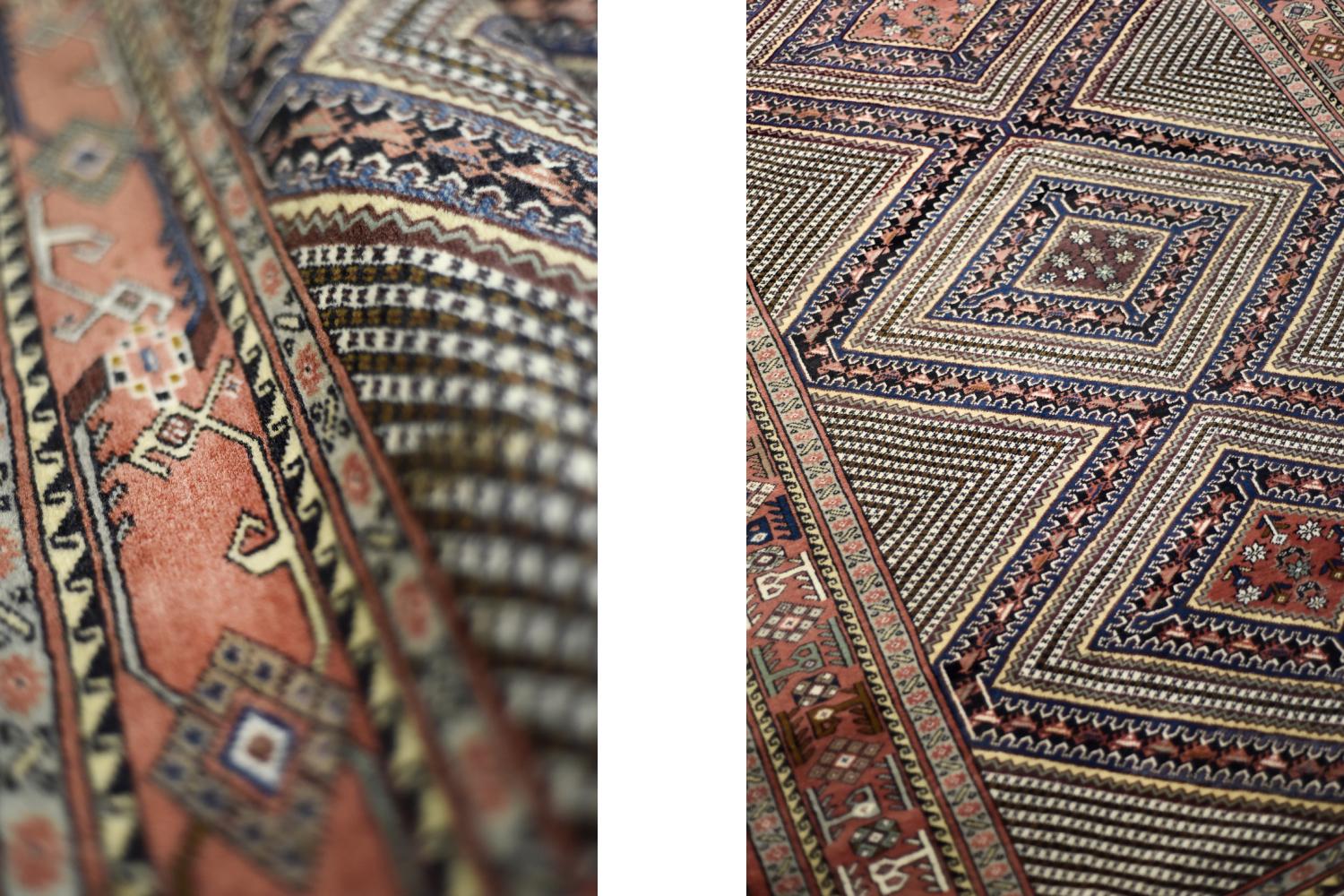 Other Vintage Oriental Hand-Woven Shiraz Rug, 1960s For Sale