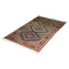 Vintage Oriental Hand-Woven Shiraz Rug, 1960s