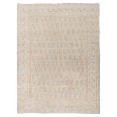 Vintage Persian Decorative Oriental Kerman Rug in Square Size For Sale ...