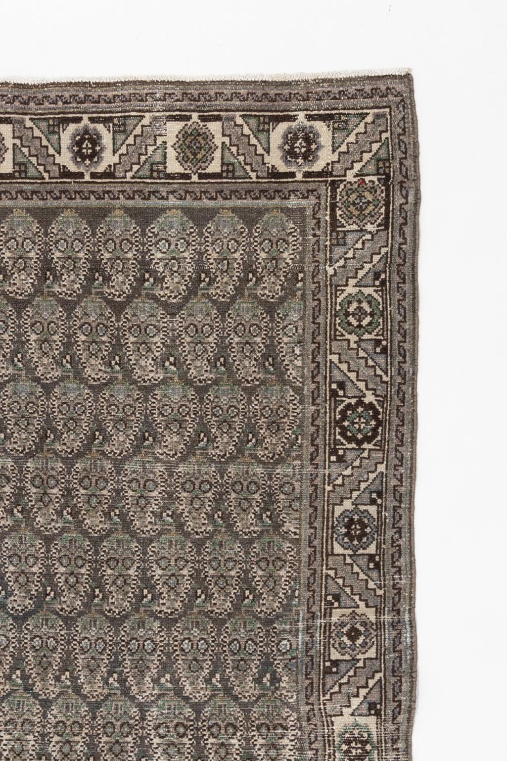 Hand-Woven Vintage Oriental Persian Rug For Sale