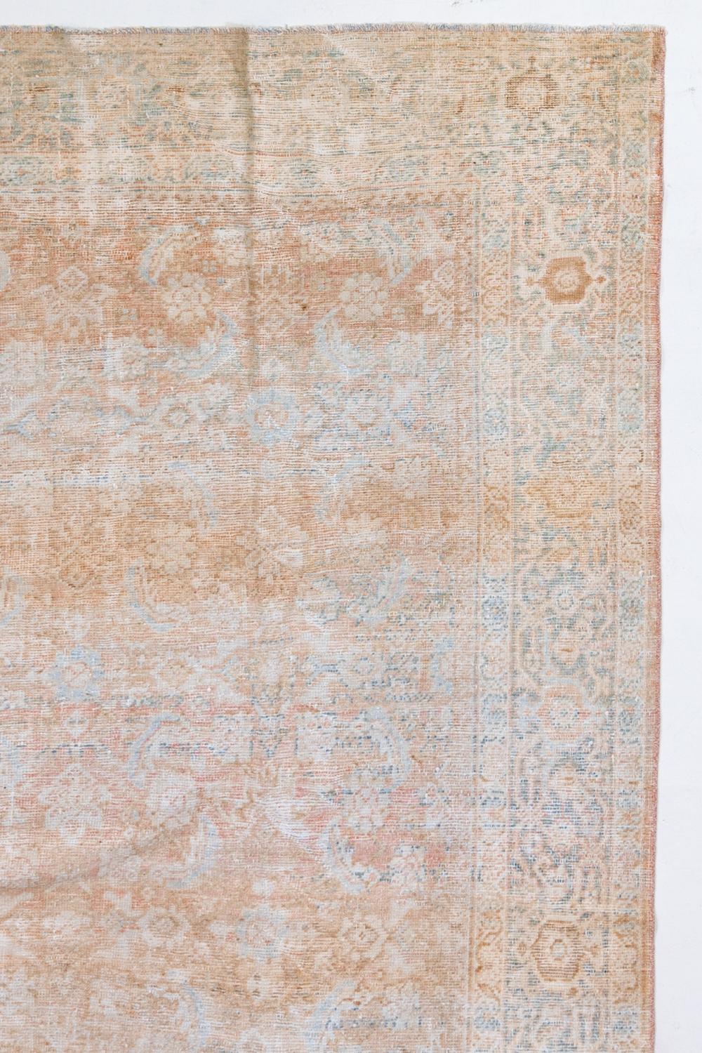 Hand-Woven Vintage Oriental Persian Rug For Sale