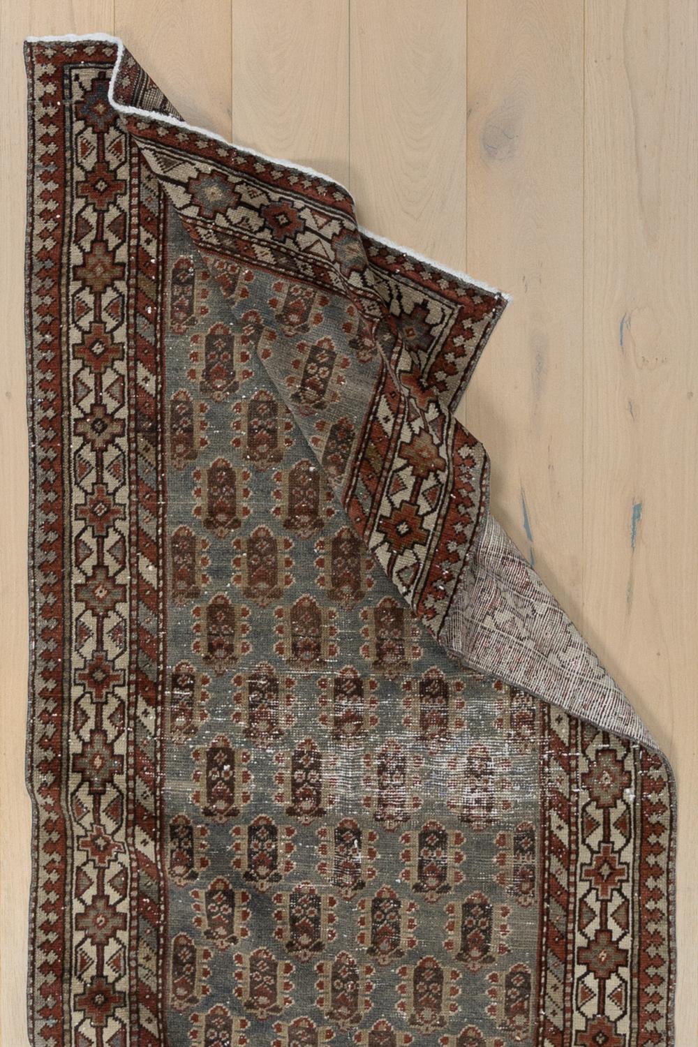 Vintage Oriental Shashevan Runner Rug For Sale 2