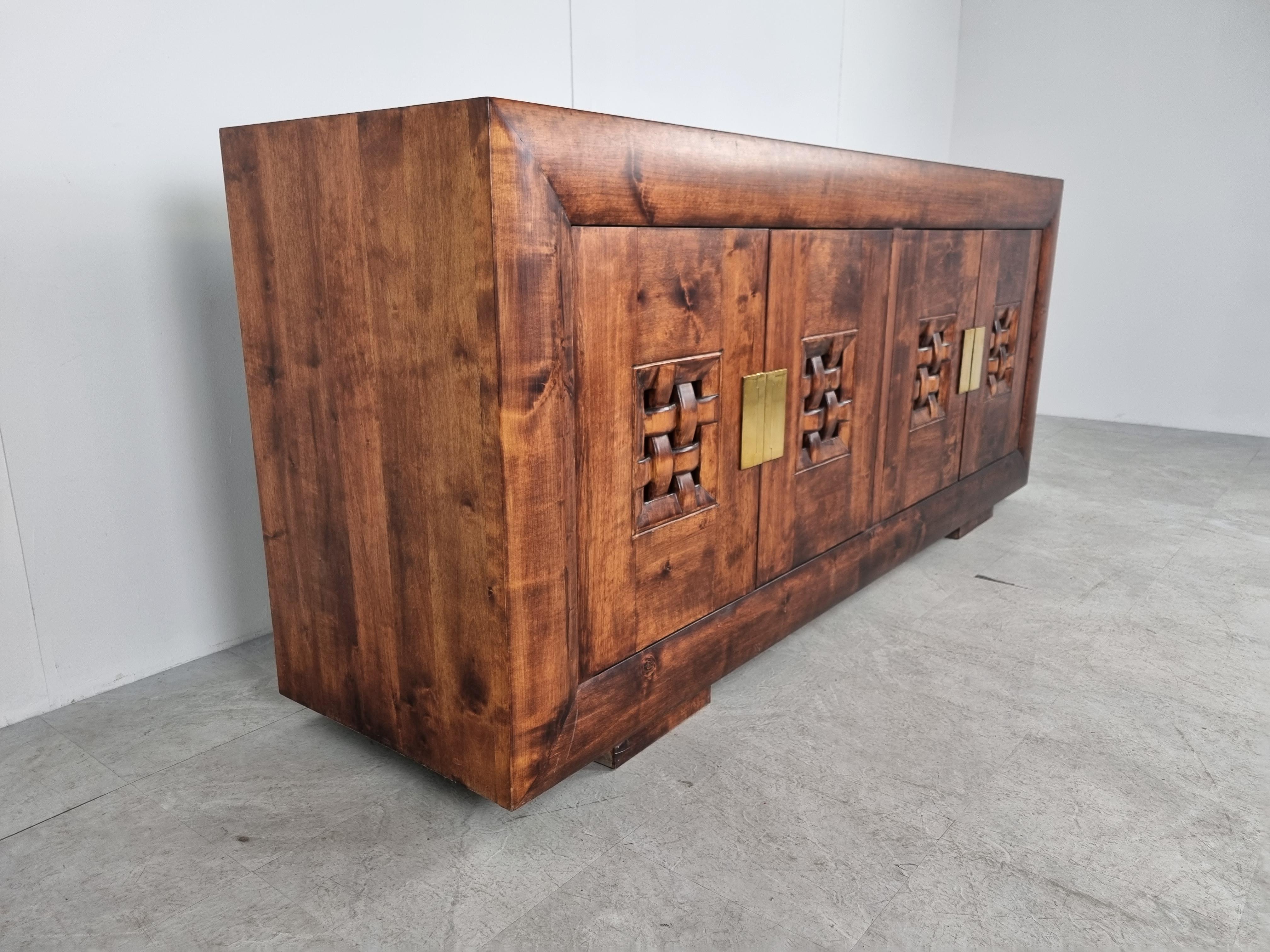 Vintage Oriental Sideboard, 1980s 1