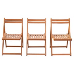 Vintage Original 1980er IKEA Klappstühle, Modell Robban, 3er Set