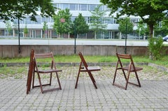 Sedie pieghevoli Ikea originali vintage degli anni '80, modello Robban, set di 4 sedie