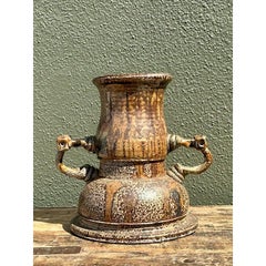Vintage Original 2 Handle Studio Pottery Vase