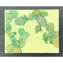 Vintage Original Abstract Oil on Canvas