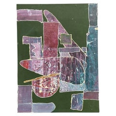 Vintage Original Abstract on Canvas