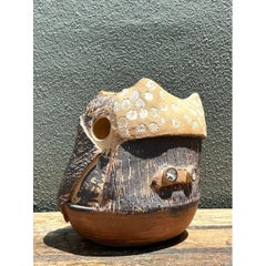 Vintage Original Abstract Studio Pottery Vase