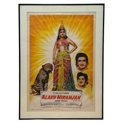 Vintage Original Alakh Niranjan Bollywood Movie Poster