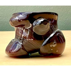 Vintage Original Kunstglas Schale
