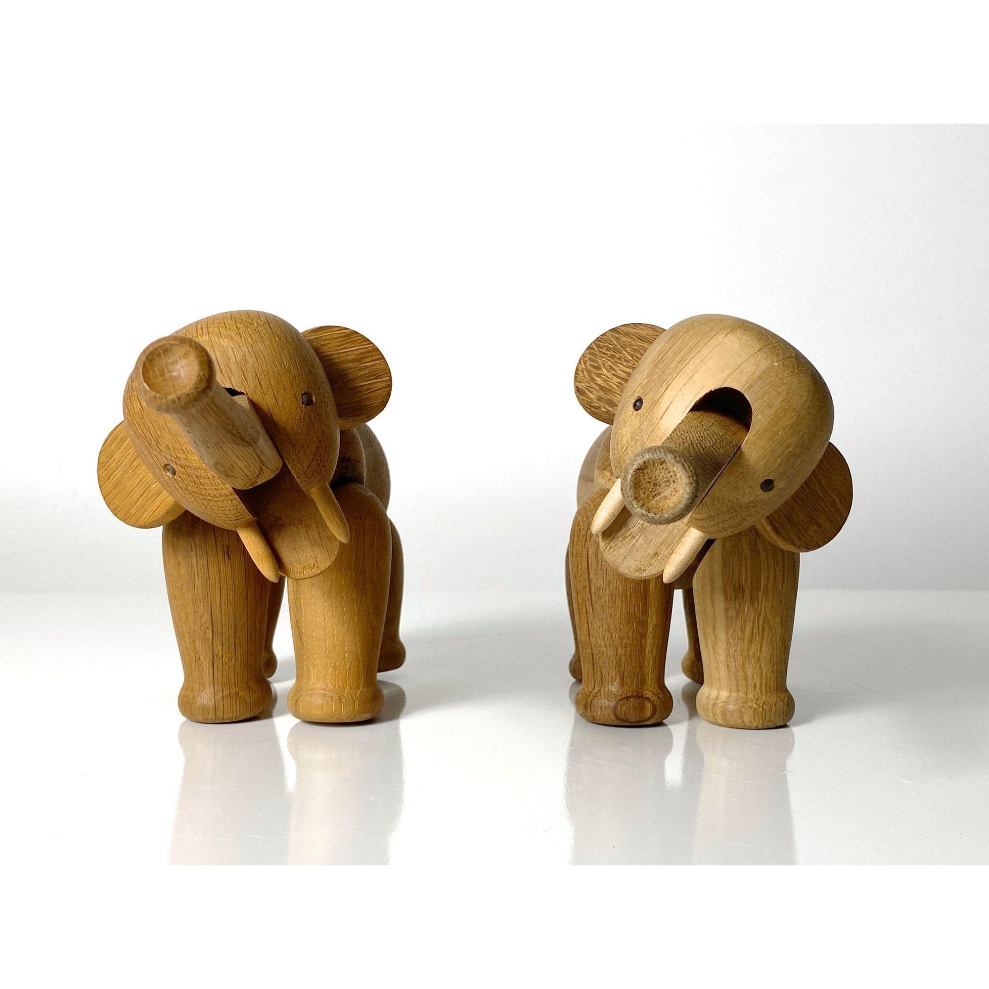 Original bewegliche Elefantenfigur im Vintage-Stil von Kay Bojesen, Dänemark, ca. 1950er Jahre im Angebot 1