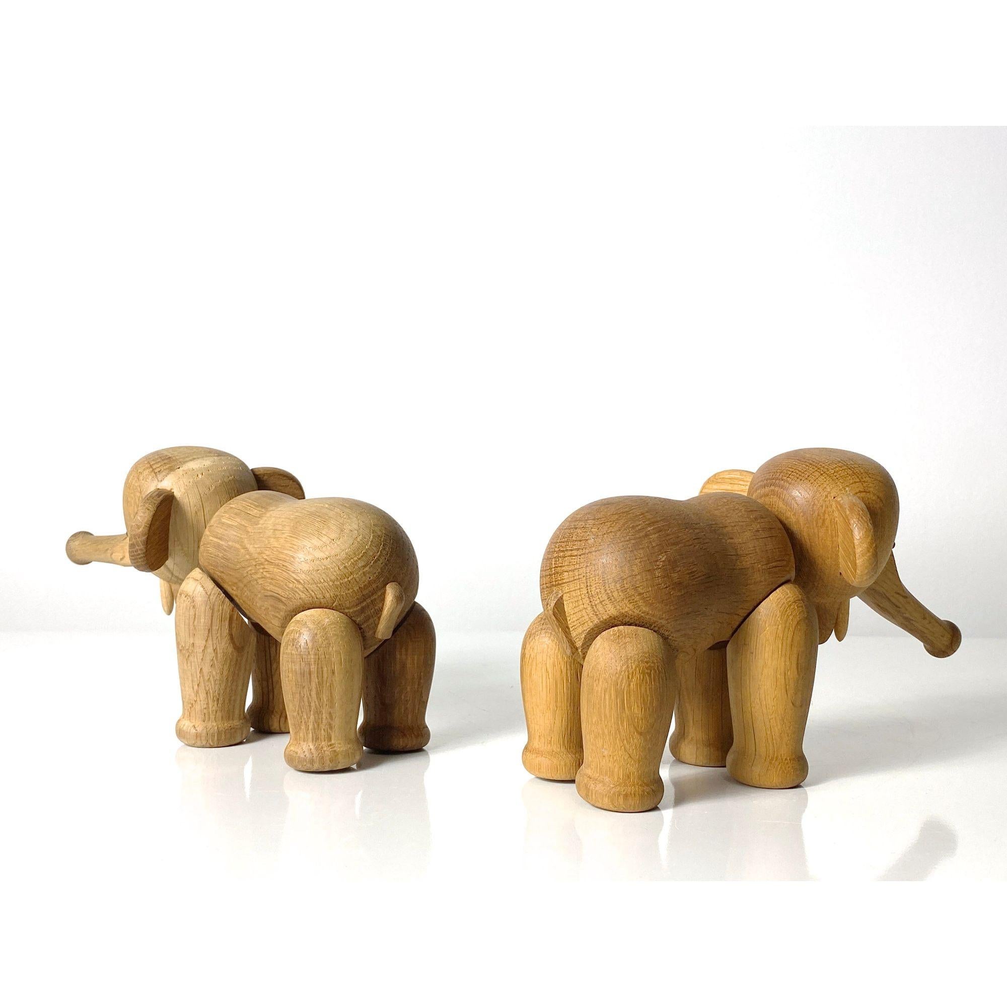 Original bewegliche Elefantenfigur im Vintage-Stil von Kay Bojesen, Dänemark, ca. 1950er Jahre im Angebot 2