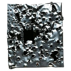 Vintage Original Bullet Hole Mirror