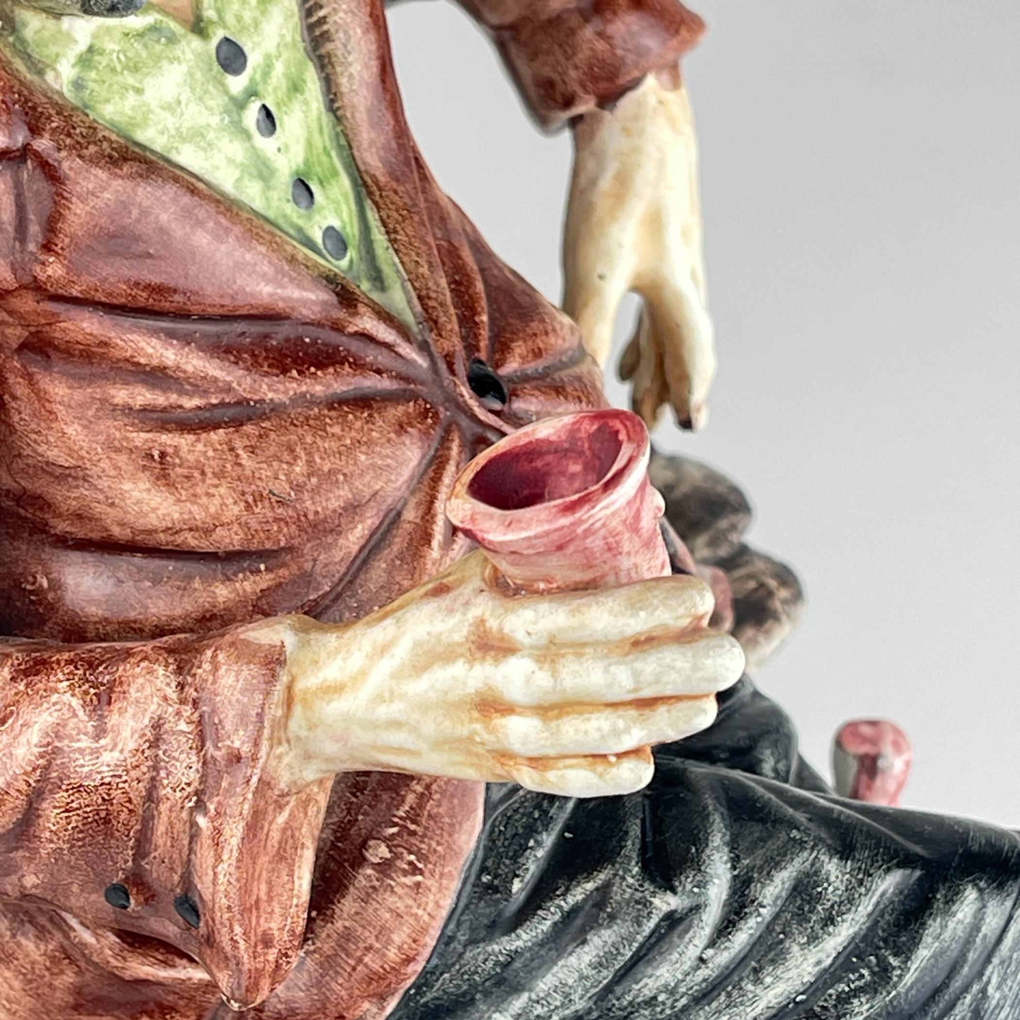 Scultura in ceramica originale vintage Old Man di Bassano, Italia 1974 in vendita 1