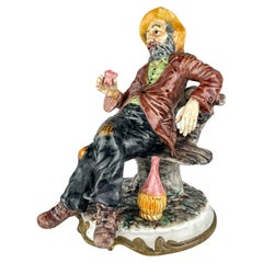 Sculpture originale Old Man de Bassano, Italie 1974