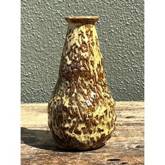 Vintage Original Drip Glaze Vase
