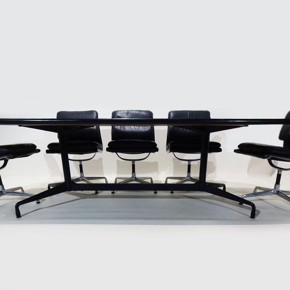 American Vintage Original Eames Boardroom Table and Chair Set by Vitra and Herman Miller