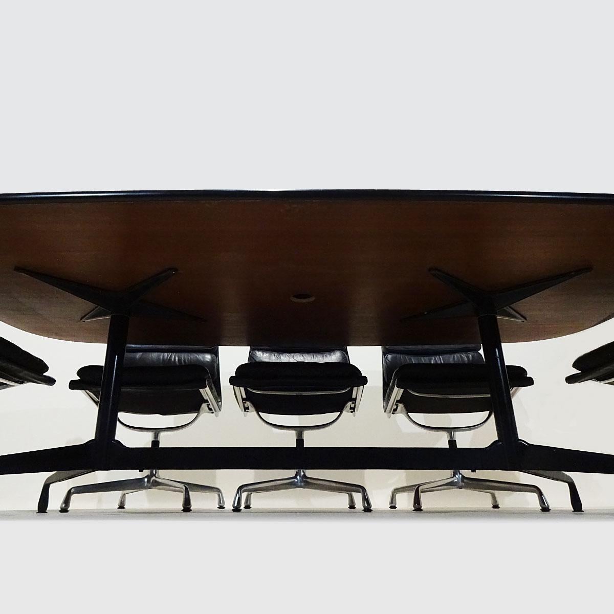 Late 20th Century Vintage Original Eames Boardroom Table and Chair Set by Vitra and Herman Miller