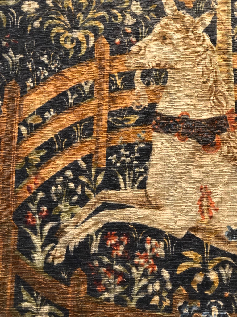 Vintage Original French Aubusson Tapestry The Unicorn Captives Numbered For Sale At 1stdibs