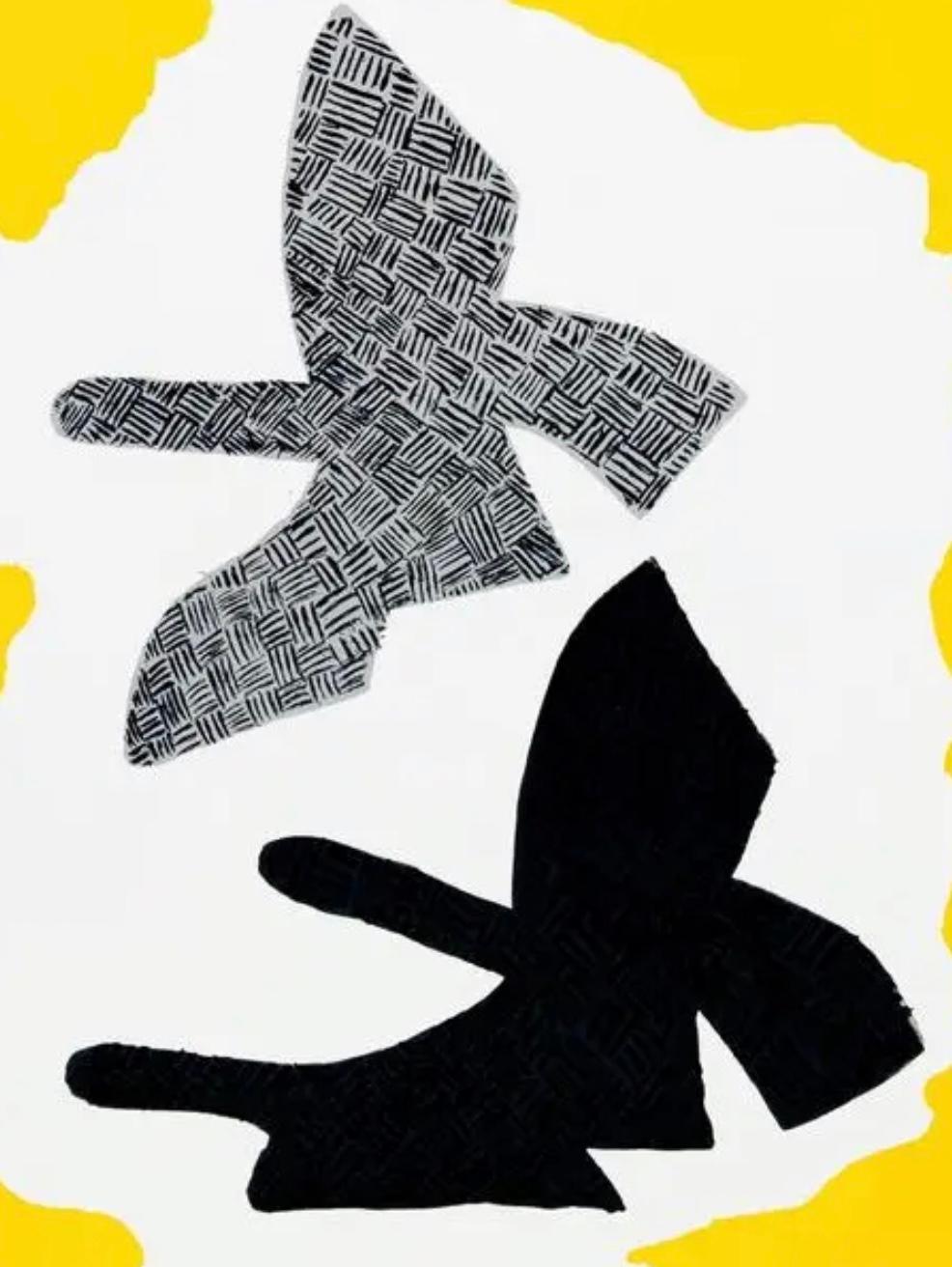 20th Century Vintage Original Georges Braque Exhibition Poster 3 Birds Gallery Maeght Zurich For Sale