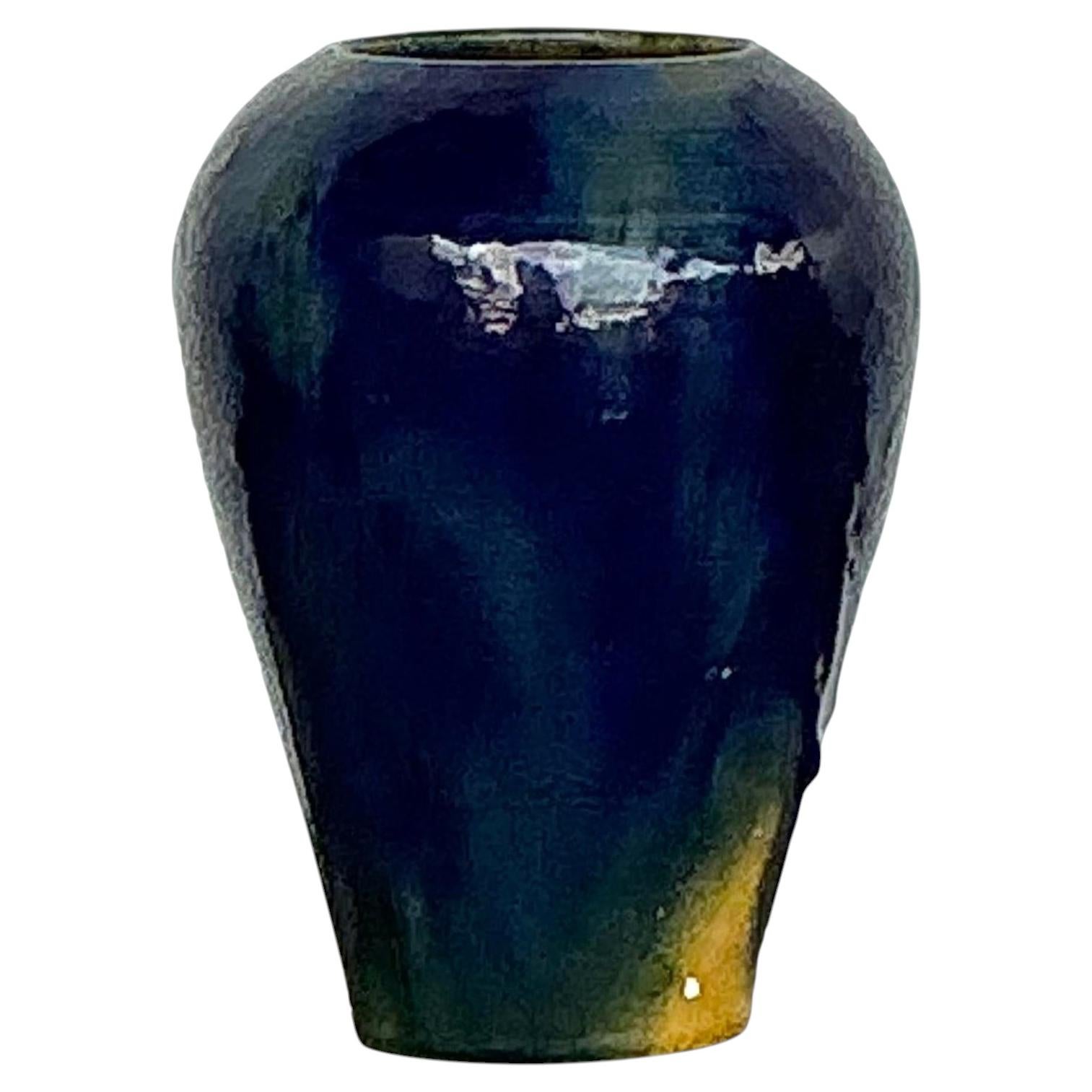 Vaso originale vintage in ceramica smaltata