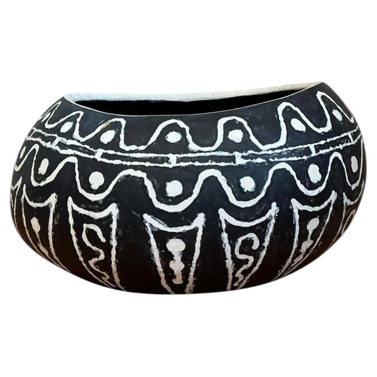 Vintage Original Hand Painted Studio Pottery Bowl