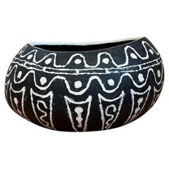 Vintage Original Hand Painted Studio Pottery Bowl
