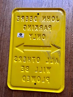 Vintage Original John Deere Sign