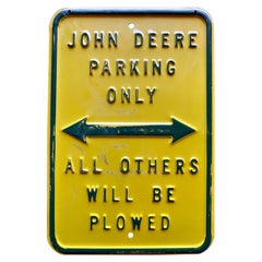 Vintage Original John Deere Sign