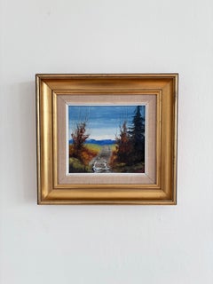 Vintage Original Landscape Oil Painting, Nature Wall Art
