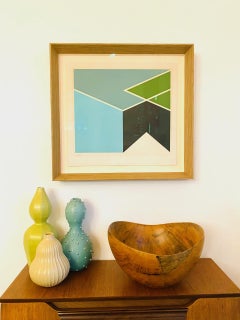 Vintage Original Mid-Century David Auld Hand Carved Wooden Bowl