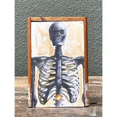 Vintage Original Mixed Media Sculpture Box