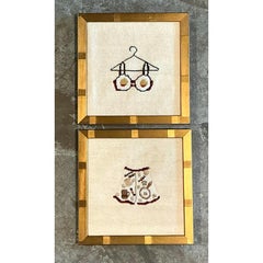 Vintage Original Needlepoint Swimsuit