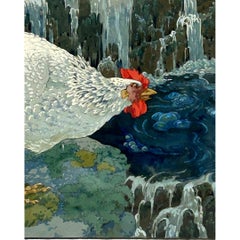 Vintage Original Painting by Frederick Richardson ~ 1862-1937