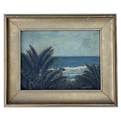 Vintage Original Seascape Oil Painting