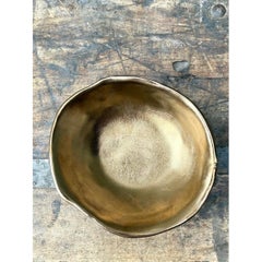 Vintage Original Slab Built Studio Pottery Bowl