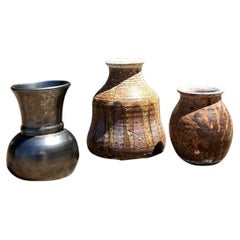 Vintage Original Studio a Pottery Trio of Small Vases