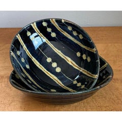 Vintage Original Studio Pottery Bowl - Set of 2