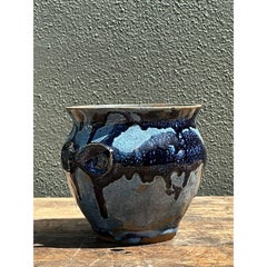 Vintage Original Studio Pottery Cache Topf