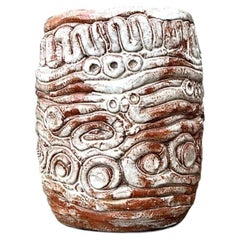 Vintage Original Studio Pottery Coil Vase