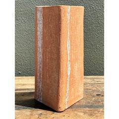 Vintage Original Studio Pottery Drip Glaze Vase