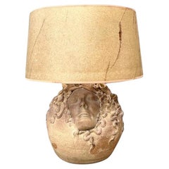 Vintage Original Studio Pottery Figural Lamp