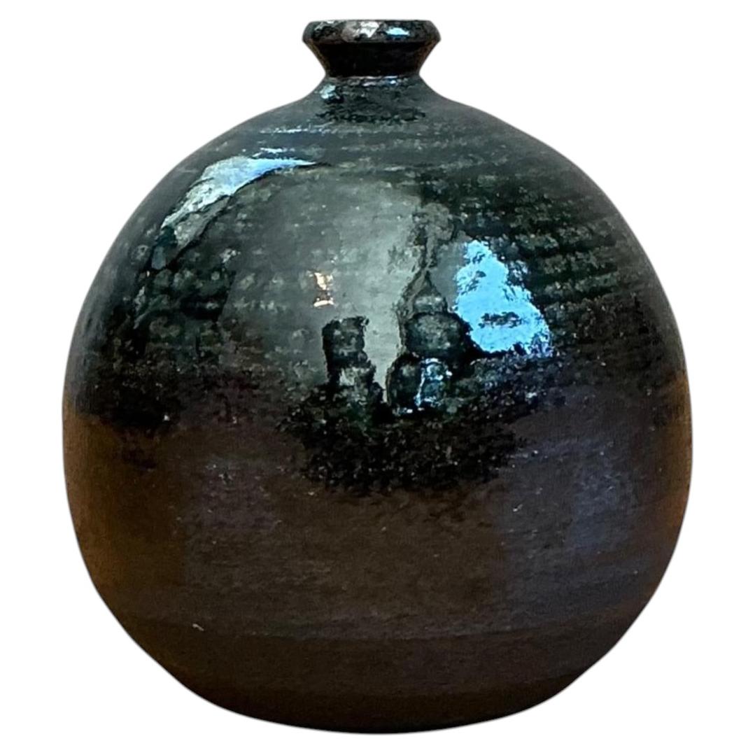 Vaso d'epoca originale Studio Pottery Greene & Greene Vaso di gramigna