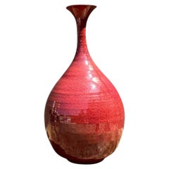 Vintage Original Studio Pottery Long Neck Vase