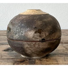 Vintage Original Studio Pottery Lunar Vase