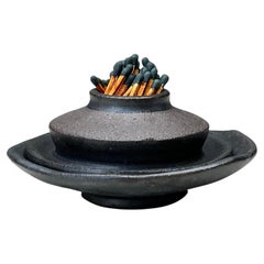Vintage Original Studio Pottery Match Strike Set